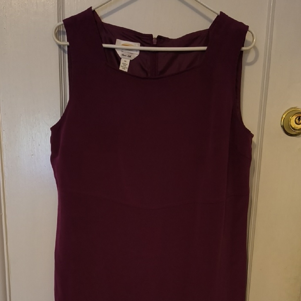 Talbots | Rich Purple Midi Dress